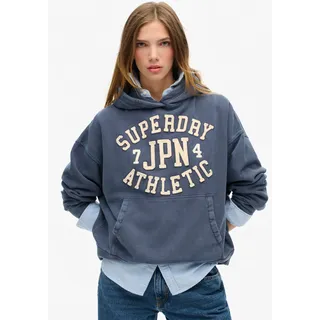 Superdry Kapuzensweatshirt »ATHLETIC APPLIQ OVERSIZE HOOD« Superdry Mariner Navy S