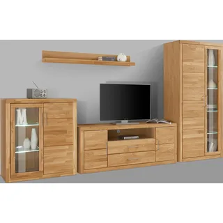 OTTO home Home affaire Wohnwand »Logo« Set, 4 Stk. tlg., braun