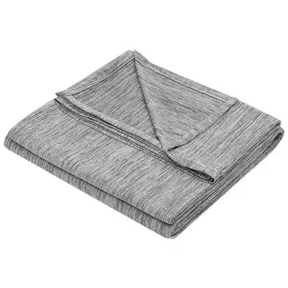 Woltu Sommerdecke Selbstkühlende Decke Mikrofaser Arc-Chill, Kühldecke mit Q-Max>0.45 fürs Schlafen, kühl und hautfreundlich, weiche Sofadecke Reisedecke 150 x 200cm Grau