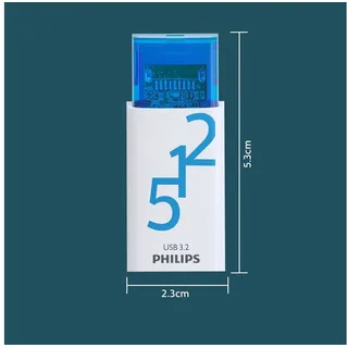 Philips Click 512gb Usb-stick - Black