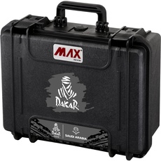 MAX - MAX380H115LAPTOP-DKR luftdichter Koffer Serie Dakar, schwarz, 380 x 270 x 115 mm