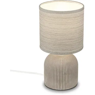 Briloner Nachttischlampe Braun