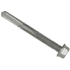 TechFast Roofing Sheet to Steel Hex Screw No.5 Tip 5.5 x 100mm Box 100