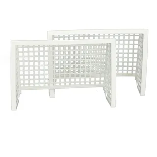 TIPP-KICK Plastiktore-Set I 2-teiliges Set I Original Zubehör Spiel I Ersatzteile I Weiß
