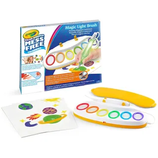 Crayola Color Wonder Magic Light Brush, Pinsel zum Malen ohne Flecken, Geschenkidee für Kinder ab 3 Jahren, Internationale Version, 75-7131