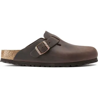 Birkenstock Boston Nubukleder schmal Braun 39