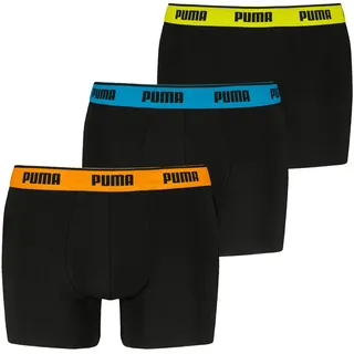 Puma Everyday Basics Boxershorts Black Pop M 3er Pack