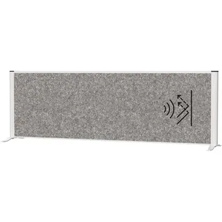Maul Akustik-Tischtrennwand MAULconnecto 9851695, dunkelgrau 160,0 x 50,0 cm, 1 St.