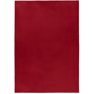 Hochflorteppich , Rot , Textil , Uni , rechteckig , 240x340 cm , Oeko-Tex® Standard 100 , pflegeleicht , Teppiche und Böden, Teppiche, Hochflorteppiche & Shaggys