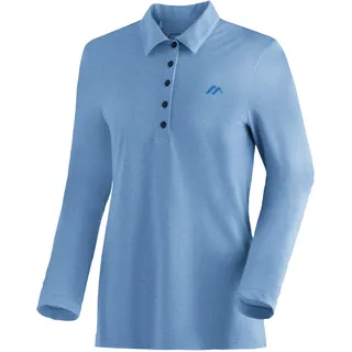 Maier Sports Long Piquee Polo W", Damen, Poloshirt, pflegeleichtes Langarmshirt, Sportlicher Schnitt
