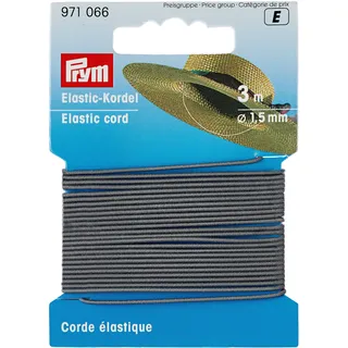 Prym Elastic-Kordel 1,5 mm hellgrau