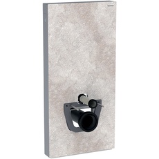 Bild von Monolith Sanitärmodul für Wand-WC, 101cm, Steinzeug Betonoptik Aluminium