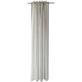 Schlaufenvorhang , Braun , Textil , Küche , 140x245 cm , Oeko-Tex® Standard 100 , Heimtextilien, Vorhänge, Fertigvorhänge, Schlaufenvorhänge