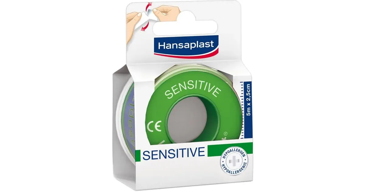 Hansaplast Fixierpflaster sensitive 5mx2.5cm | juuhu.at
