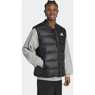 Funktionsweste ADIDAS SPORTSWEAR "ESS SD PUF V", Herren, Gr. S, schwarz, Obermaterial: 100% Polyester, normal, Westen Funktionsweste