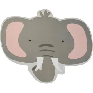 12x Platzset 40cm für Kinder verschiedene Designs Wildtiere Elefant Löwe Zebra - Schwarz