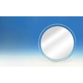 DONREGALOWEB Wandspiegel aus Acryl mit Saugnäpfen und 5-facher Vergrößerung, dekoriert in transparent