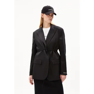 ORIAANA | Blazer Oversized Fit aus TENCELTM Lyocell Mix - schwarz (M)