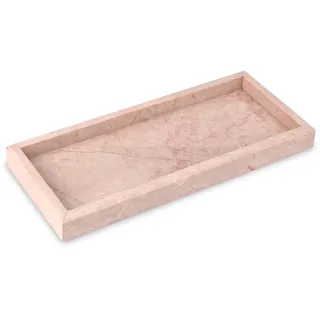 Marmor Tablett, Natürlicher, Rosa, 30 x 13 x 3 cm