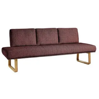 Dieter Knoll Sitzbank , Rosa , Holz, Textil , Asteiche , Schichtholz , 224x92x78 cm , Emas, Dgm , Fußauswahl, Lederauswahl, Stoffauswahl, Typenauswahl, mit Rückenlehne, in verschiedenen Größen erhältlich , Esszimmer, Bänke, Sitzbänke, Sitzbänke mit Lehne