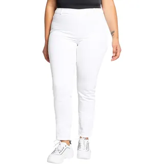 Ulla Popken Damen Hosen Jeggings Sienna, Stretch, Gürtelschlaufen
