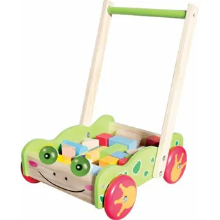 Vedes SMH Laufwagen mit Bauklötzen, 20 Stück