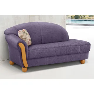 Home Affaire Ottomane »Milano, bequemes solitär Sofa im Landhaus-Stil, B/T/H 181/79/83cm«, lila