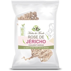 Herbes du Monde - Rose von Jericho 50g Minimum: Chajarat Mariam für Fruchtbarkeit, Anastatica Hierochuntica, Menstruationsbeschwerden lindern, Erleichterte Geburt, Diuretikum, Natürlich - 1 Beutel