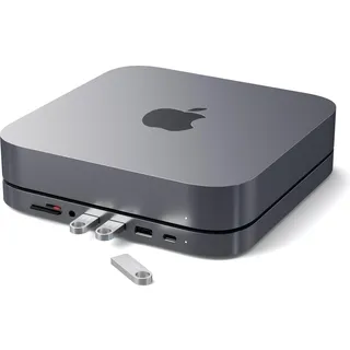 Satechi ST-ABHFS (USB-C, 7 Ports), Dockingstation + USB Hub, Silber