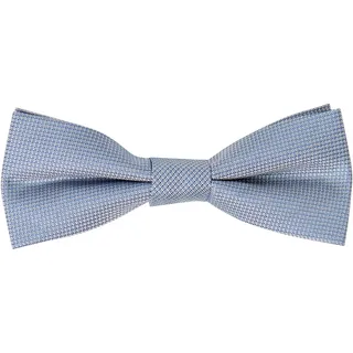 Fliege MAN'S WORLD, Herren, jeansblau, Web, Kunstfaser, leicht glänzend, unifarben, Fliegen Fliege, mit dezent kariertem Ton-in-Ton Design - NEW