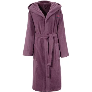 KangaROOS Unisex-Bademantel »Cassidy, für Damen & Herren, Standardlänge & Überlänge« 1 Stk. mit Taschen, Männer und Frauen, Baumwolle, Reise, Hotel, Sauna, S-3XL, lila