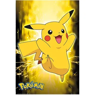 ABYstyle - POKEMON Poster Pikachu Neon (91.5x61cm) - Plakat