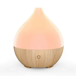 Zen'Arôme - Diffusor Leo - Luftbefeuchter für ätherische Öle - Ultraschall-Aromatherapie-Vernebler - Elektrische Duftlampe für Raumduft mit LED-Beleuchtung und USB-Netzteil - Leise und kompakt