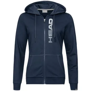 Head Kapuzenjacke (Hoodie) Club Greta dunkelblau/weiss Damen