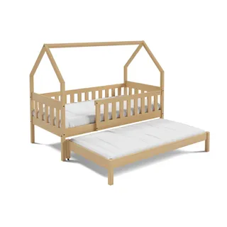 masseno Kinderbett Bambina 80 x 160 cm Kiefer massiv bronze
