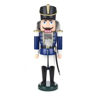 Nussknacker Soldat rot BxHxT = 13x37x9 cm NEU Nußknacker Holzfigur