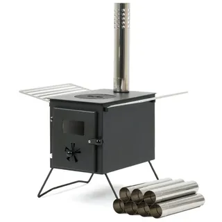 CampFeuer Zeltofen schwarz 54,5 x 38,5 x 259,5 cm