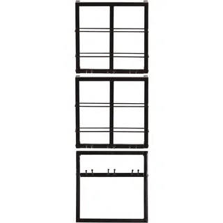 SIT Möbel Wandregal 35 x 15 x 115 cm Schwarz