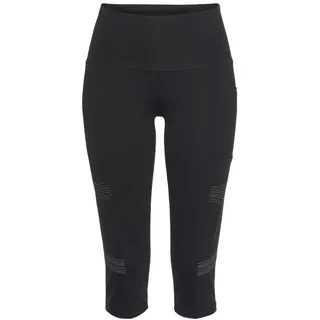 LASCANA Caprileggings sportlich Schwarz 32/34