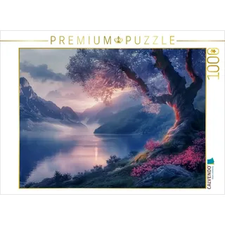 Calvendo Puzzle EIN Motiv aus dem Kalender Anime - Welten: Eine Reise durch verträumte Welten | 1000 Teile Lege-Größe 64 x 48 cm Foto-Puzzle für glückliche Stunden