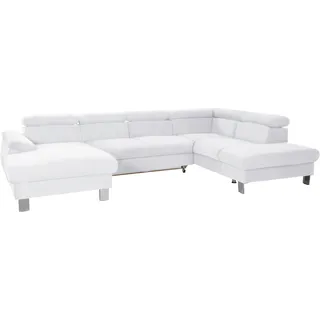 Cotta »Komaris U-Form, B: 320 cm« mit Kopfteilverstellung, optional Bettfunktion, Bettkasten & Licht,