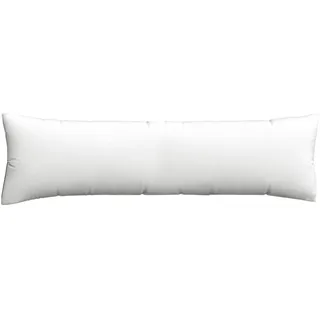 Schlafgut Seitenschläferkissenbezug , Weiß , Textil , Uni , 40x140 cm , bügelfrei , Heimtextilien, Kopfpolster & Bettdecken, Kopfkissen, Seitenschläferkissen