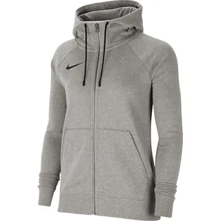 Nike Park 20 Fleece Kapuzenjacke Damen dk grey heather/black/black M