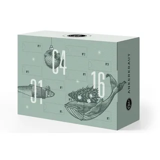 Ankerkraut "der Lütte" Adventskalender 2025, der perfekte Probier-Kalender mit 24 kleinen Gewürz-Überraschungen, 24 Türchen zum Öffnen, Gewürze-Ideen, Adventskalender für Frauen, Männer, Div.