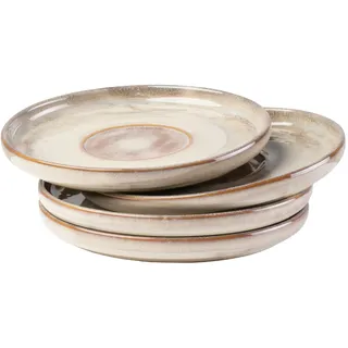 gipfelstück Nebelwald Teller-Set 4 Stück beige