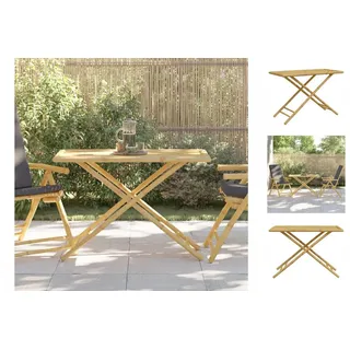 vidaXL Gartentisch Klappbar 110x55x75 cm Bambus