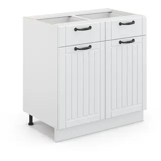 Vicco Badezimmerschrank 80 x 82 cm Weiß