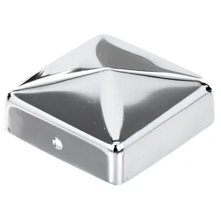 GAH Alberts Pfostenkappe für eckige Holzpfosten 70 x 70 mm edelstahl