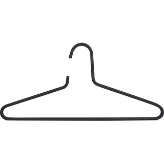 Pohl Kleiderbügel Petet starr, mit Hosensteg, Stahl schwarz