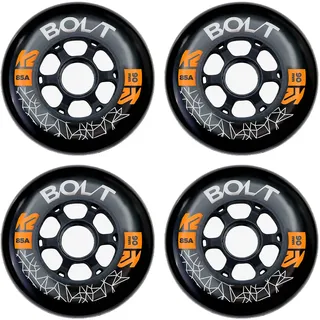 K2 BOLT 90 MM 85A 4-WHEEL PACK – black – 30F3011